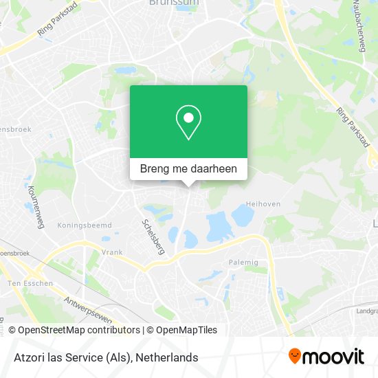 Atzori las Service (Als) kaart