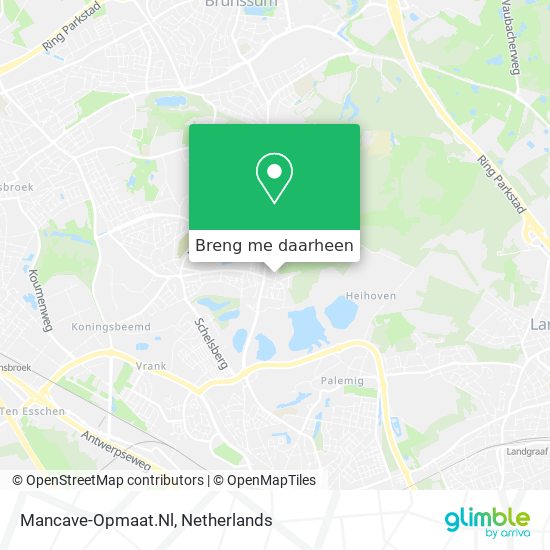 Mancave-Opmaat.Nl kaart