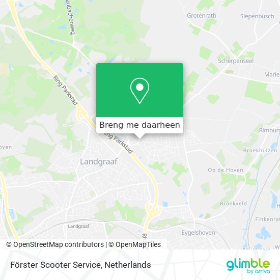 Förster Scooter Service kaart