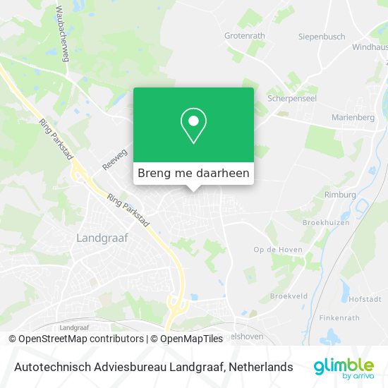 Autotechnisch Adviesbureau Landgraaf kaart