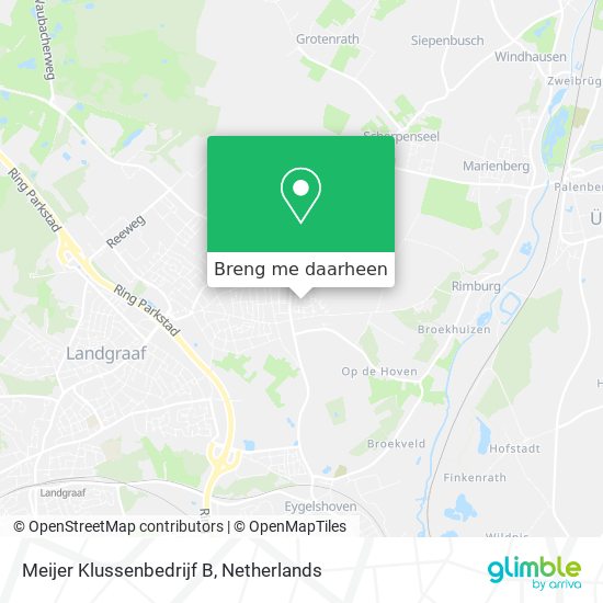 Meijer Klussenbedrijf B kaart