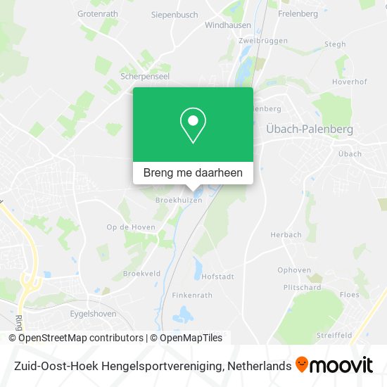 Zuid-Oost-Hoek Hengelsportvereniging kaart