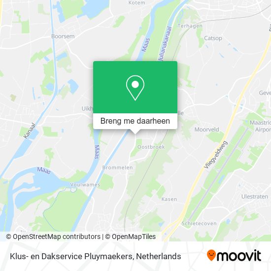 Klus- en Dakservice Pluymaekers kaart