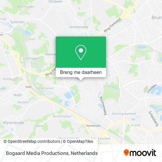 Bogaard Media Productions kaart