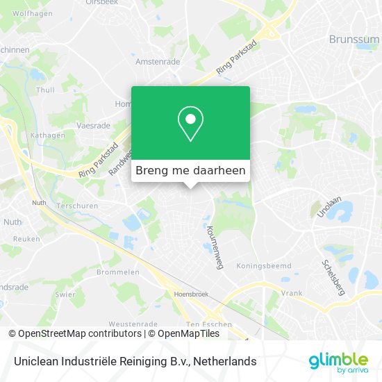 Uniclean Industriële Reiniging B.v. kaart