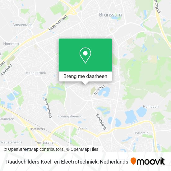 Raadschilders Koel- en Electrotechniek kaart