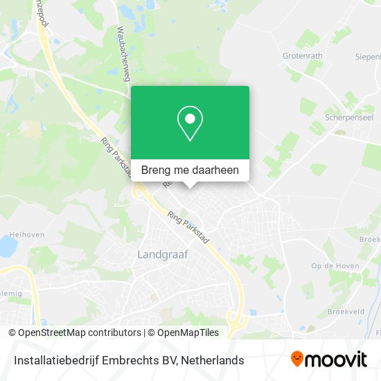 Installatiebedrijf Embrechts BV kaart