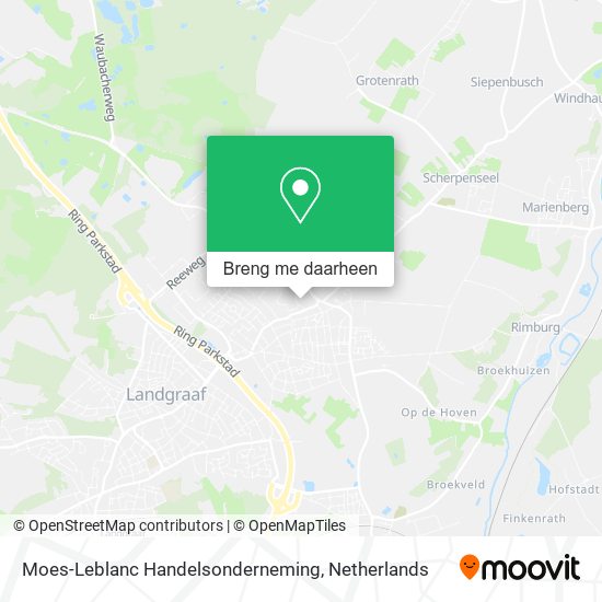 Moes-Leblanc Handelsonderneming kaart
