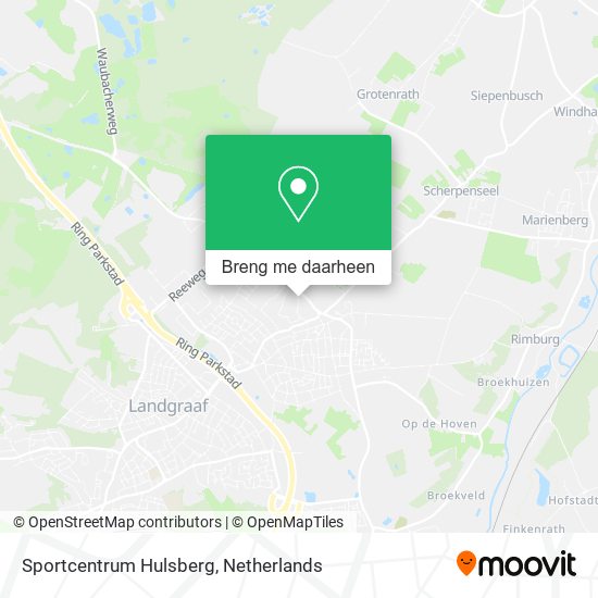 Sportcentrum Hulsberg kaart