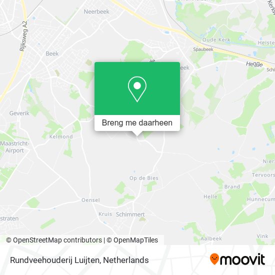 Rundveehouderij Luijten kaart