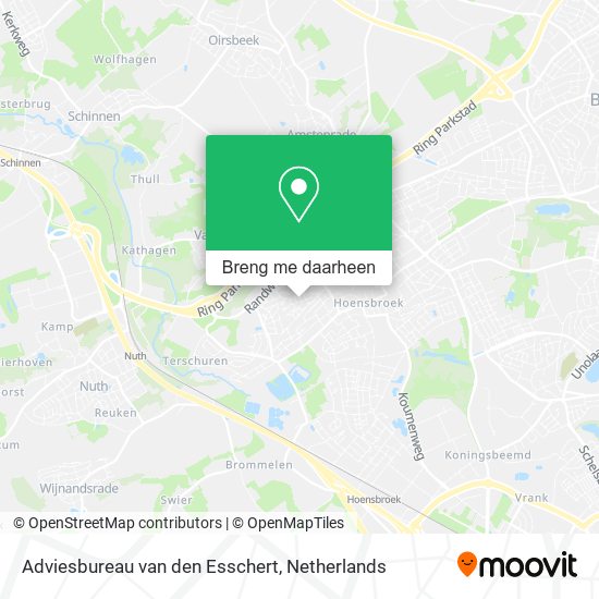 Adviesbureau van den Esschert kaart