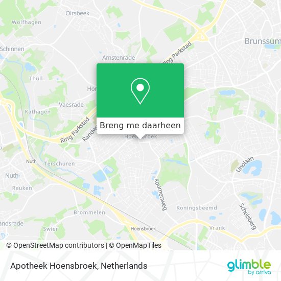 Apotheek Hoensbroek kaart