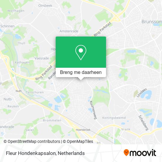 Fleur Hondenkapsalon kaart