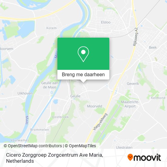 Cicero Zorggroep Zorgcentrum Ave Maria kaart