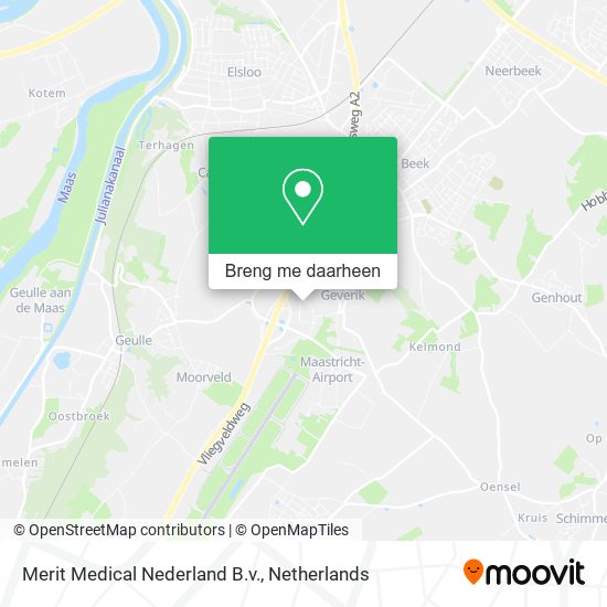 Merit Medical Nederland B.v. kaart