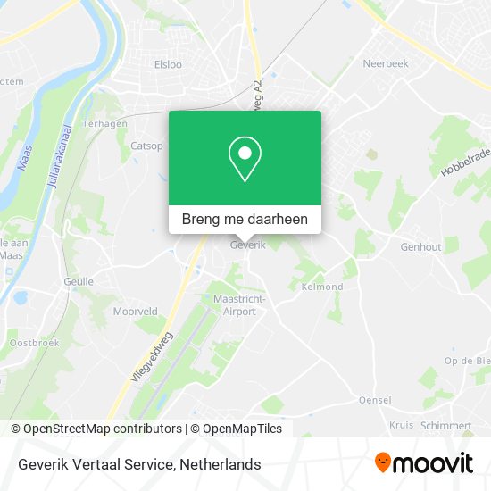 Geverik Vertaal Service kaart