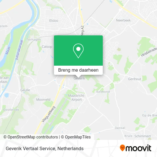Geverik Vertaal Service kaart
