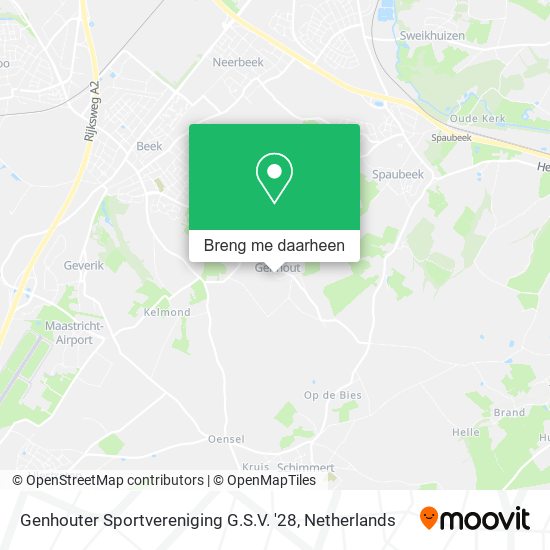 Genhouter Sportvereniging G.S.V. '28 kaart
