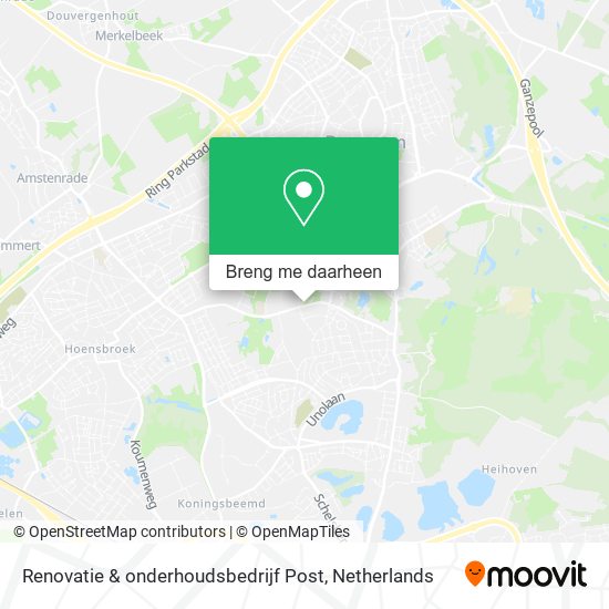 Renovatie & onderhoudsbedrijf Post kaart