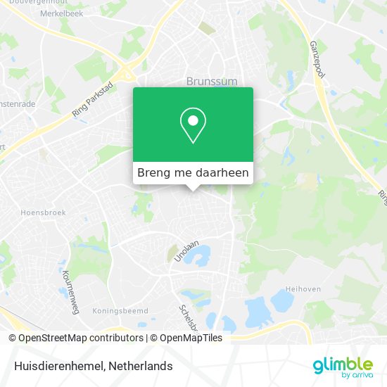 Huisdierenhemel kaart