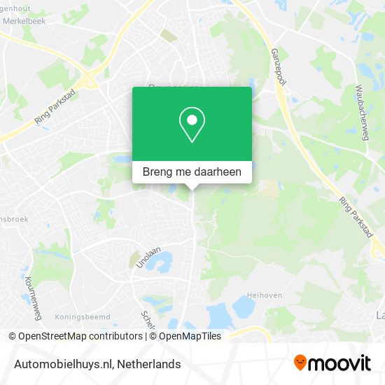 Automobielhuys.nl kaart