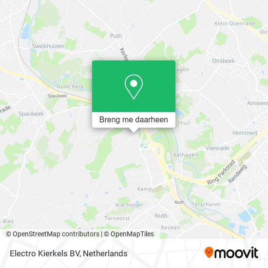 Electro Kierkels BV kaart