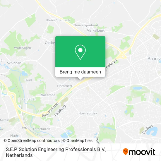 S.E.P. Solution Engineering Professionals B.V. kaart