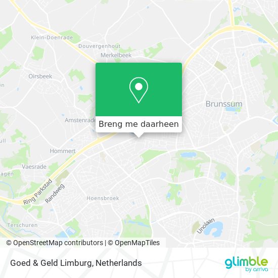 Goed & Geld Limburg kaart