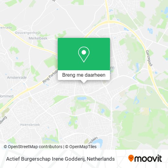 Actief Burgerschap Irene Godderij kaart