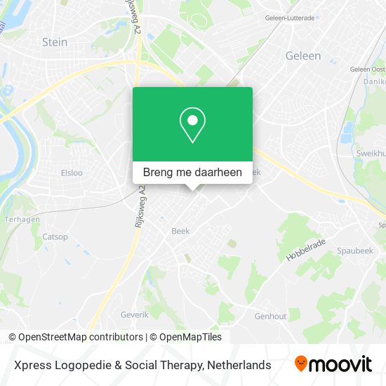 Xpress Logopedie & Social Therapy kaart