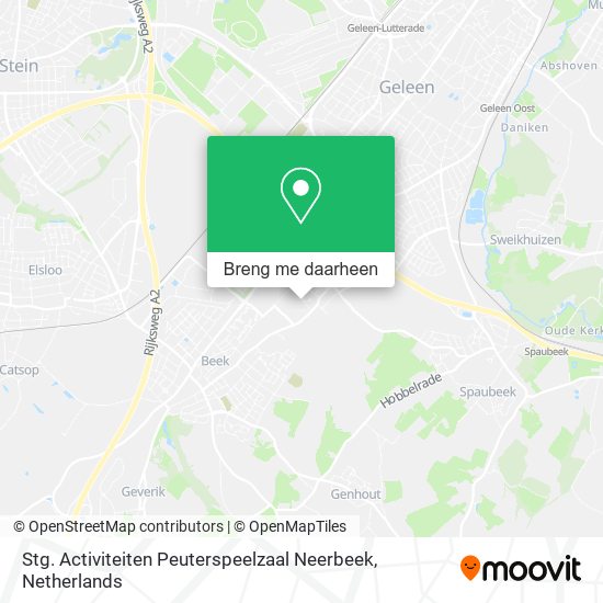 Stg. Activiteiten Peuterspeelzaal Neerbeek kaart