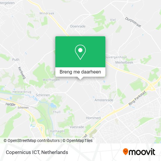 Copernicus ICT kaart