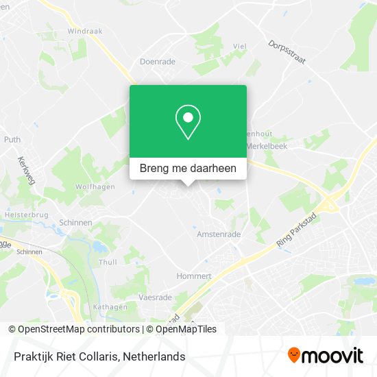 Praktijk Riet Collaris kaart