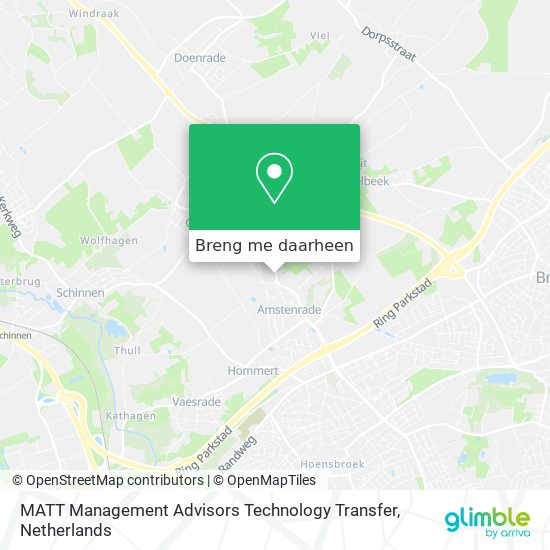 MATT Management Advisors Technology Transfer kaart