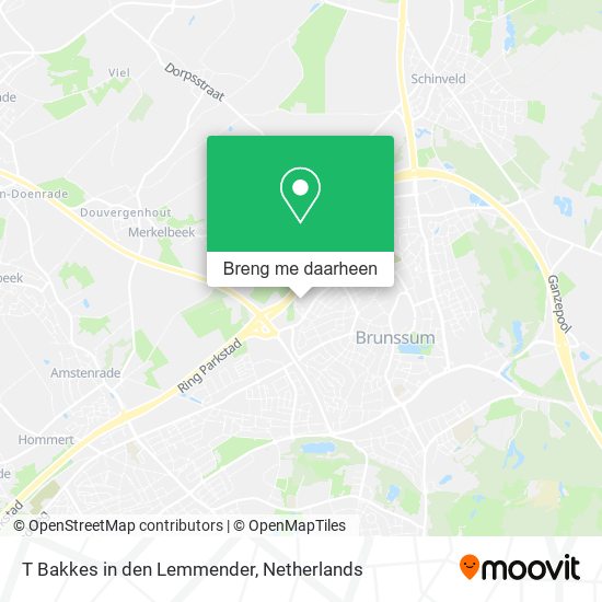 T Bakkes in den Lemmender kaart