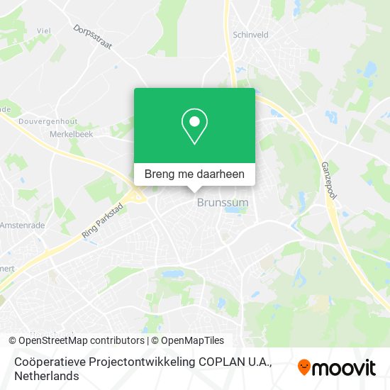 Coöperatieve Projectontwikkeling COPLAN U.A. kaart