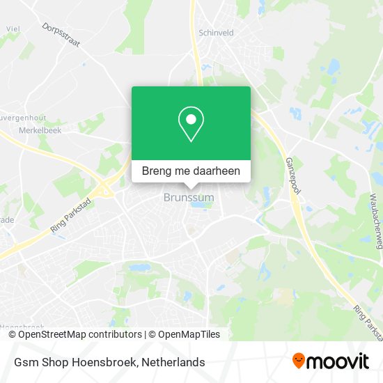 Gsm Shop Hoensbroek kaart