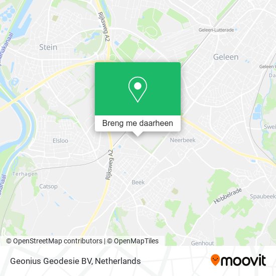 Geonius Geodesie BV kaart