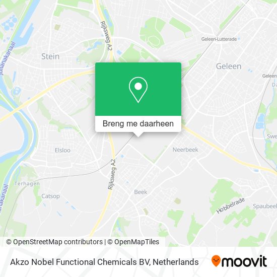 Akzo Nobel Functional Chemicals BV kaart