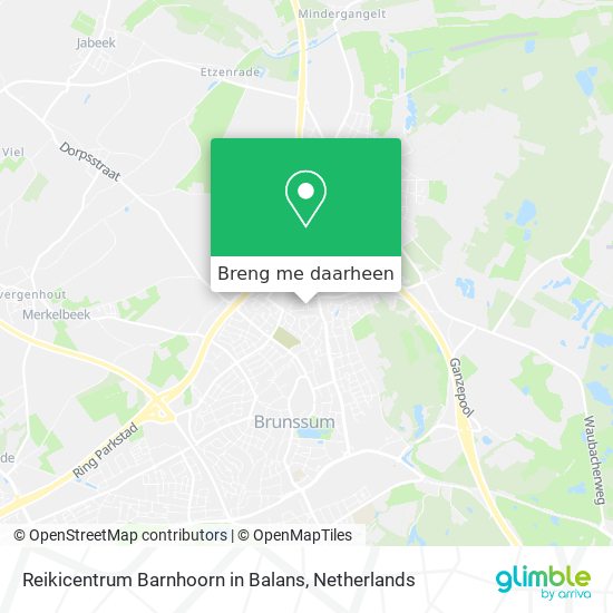 Reikicentrum Barnhoorn in Balans kaart