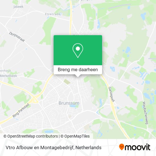 Vtro Afbouw en Montagebedrijf kaart