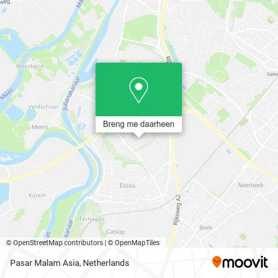 Pasar Malam Asia kaart