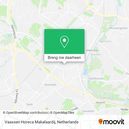 Vaassen Horeca Makelaardij kaart
