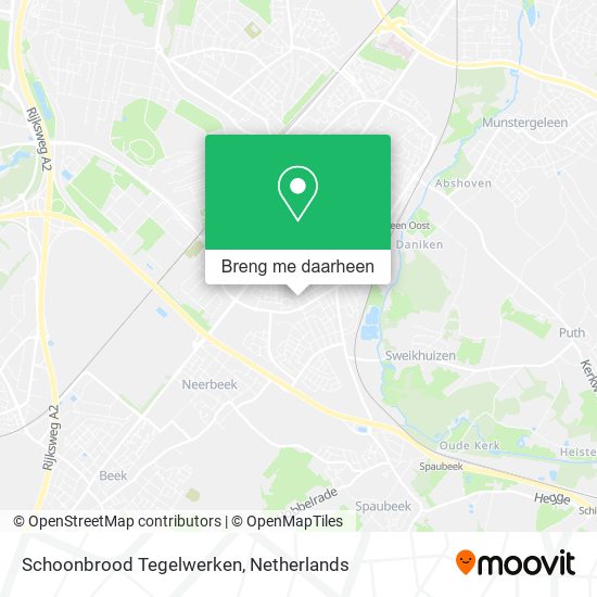 Schoonbrood Tegelwerken kaart