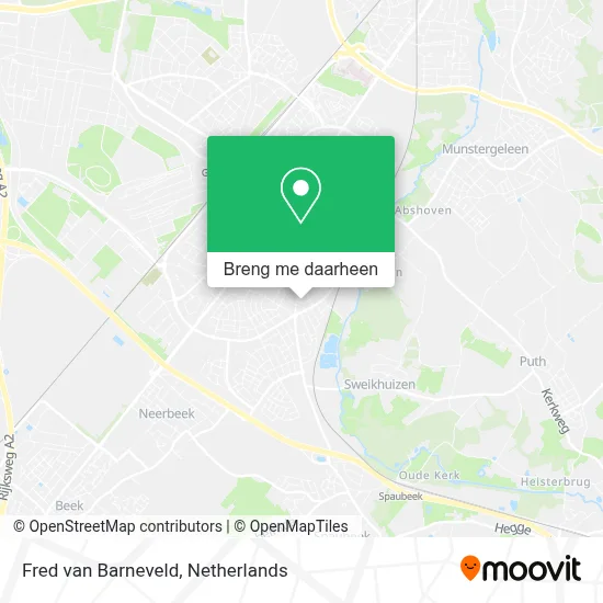 Fred van Barneveld kaart