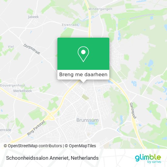 Schoonheidssalon Anneriet kaart