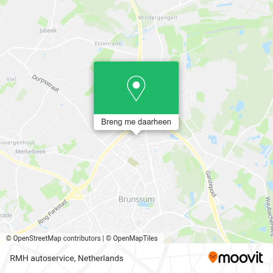 RMH autoservice kaart