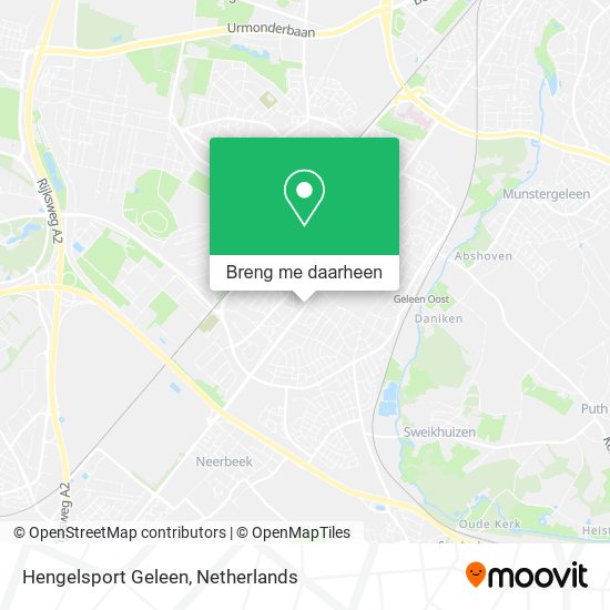 Hengelsport Geleen kaart