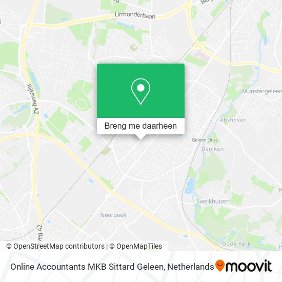 Online Accountants MKB Sittard Geleen kaart