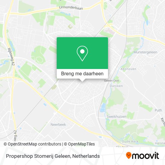 Propershop Stomerij Geleen kaart